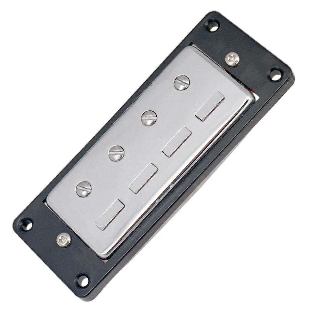 4-String Mini Humbucking Pickup Bridge&Neck Screws Set For Electric Bass Guitar