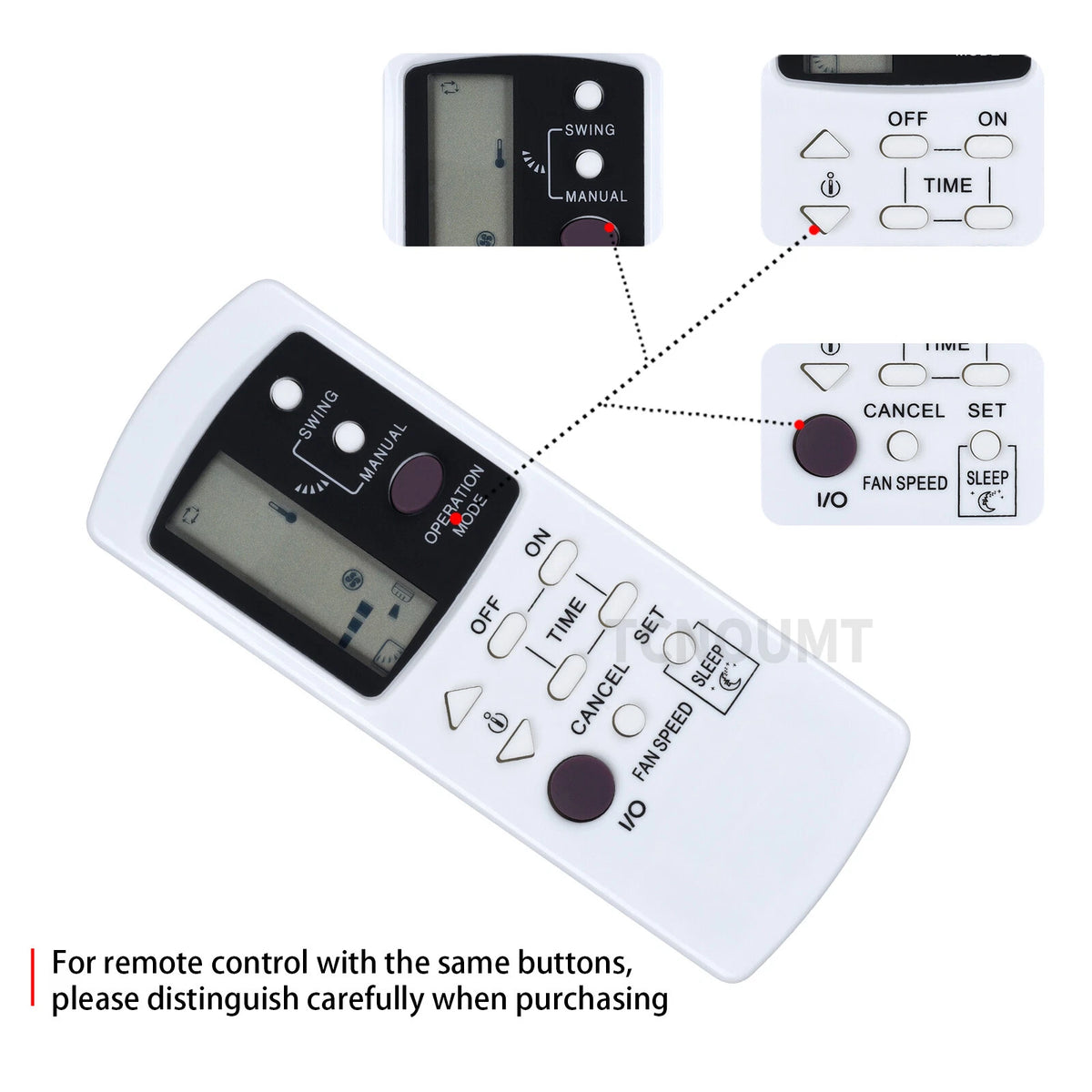 GZ-1002B-E3 Remote Control For Westinghouse Onida Air Conditioner GZ-1002A-E3