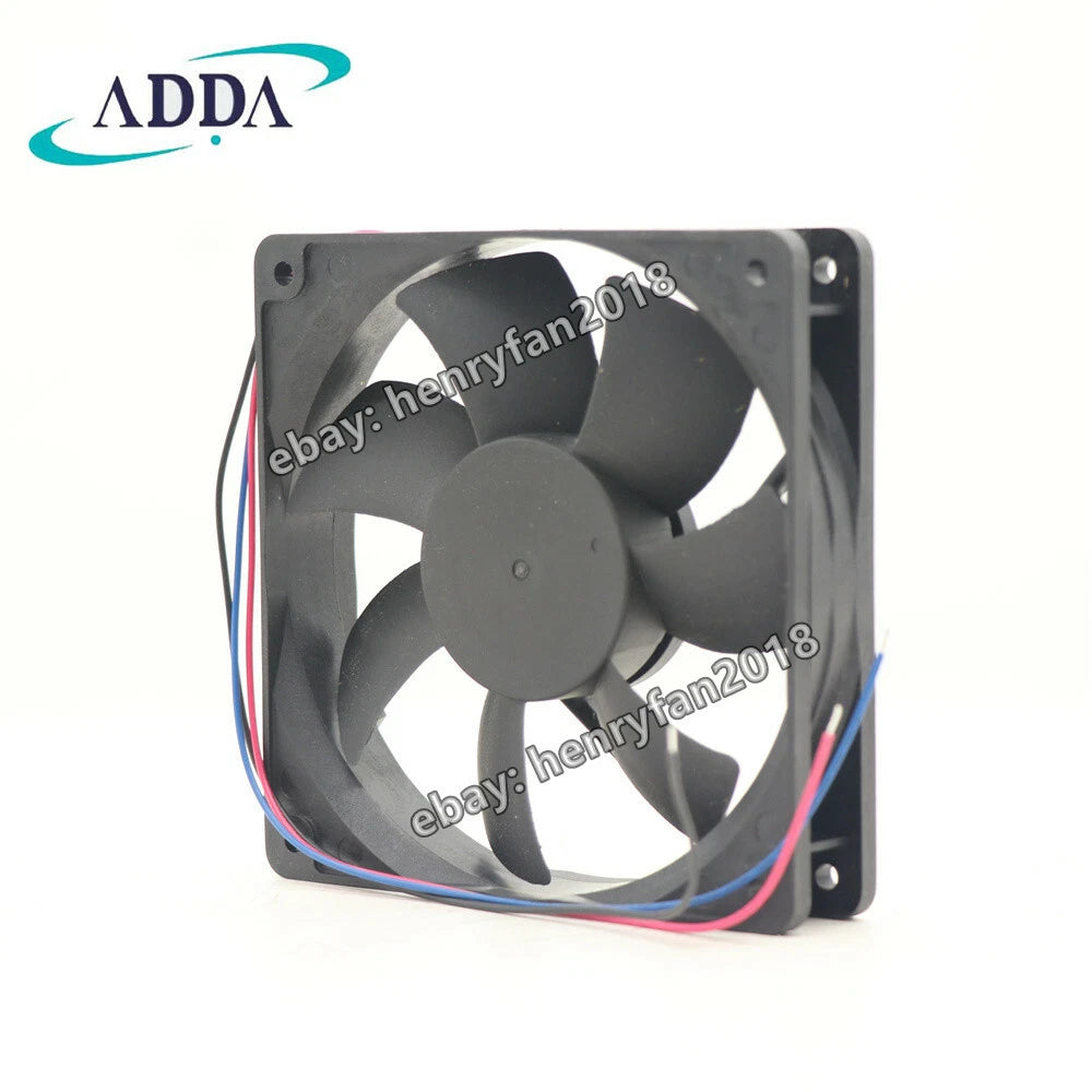 ADDA AD1212HB-A76GL Axial Fan 12VDC 0.37A 120*120*25MM 3-wire Slient Cooling Fan