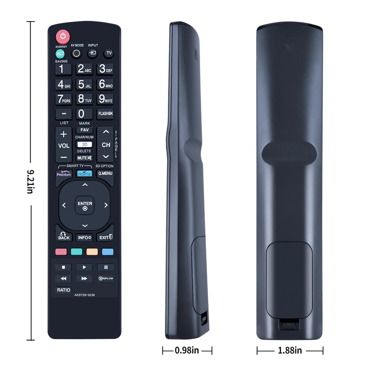AKB72915238 Remote Control For LG LED LCD 3D Smart TV 32LW5700 42LK530 47LK530UC