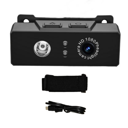 2 in 1 Head-mounted Sport Camera 1080P HD Camcorder Night Vision w/ LED Light