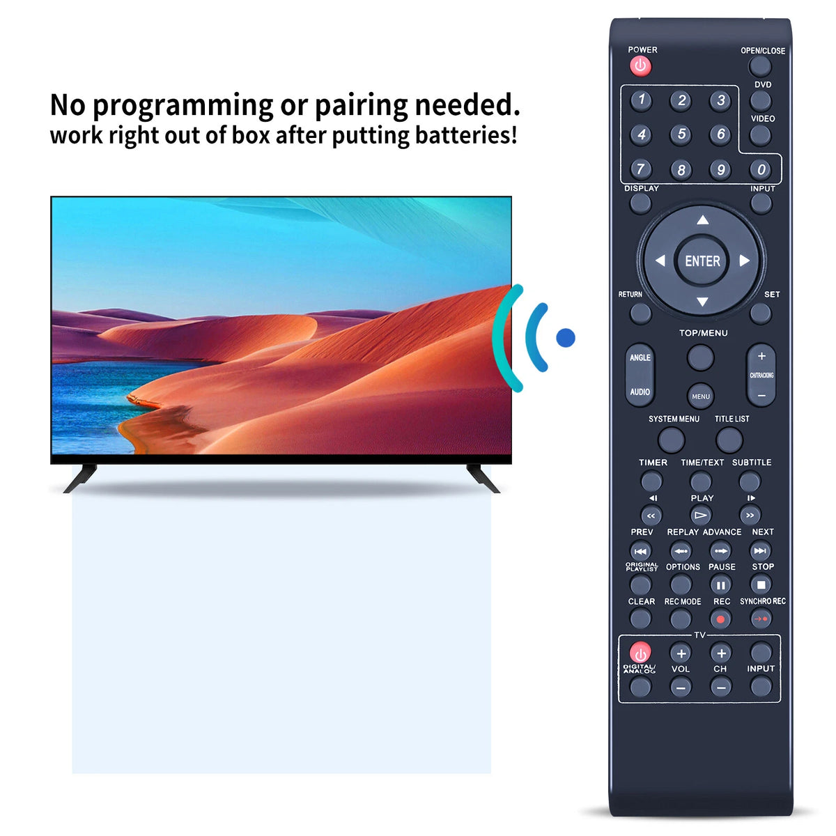 Replaced Remote RMT-D240A For Sony RDR-VX525 RDR-VX555 RDR-VXD655 SDR-VX525