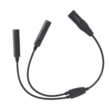 General Ation Dual Plugs Cable Repairing Parts For Airbus 5 Pin XLR Headset