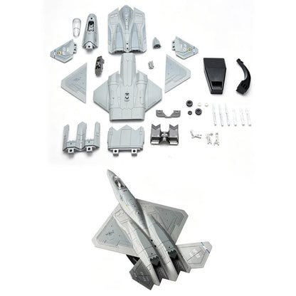 1:72 Scale YF-23 Stealth Fighter Building Blocks Kit, Durable ABS, Snap-Fit