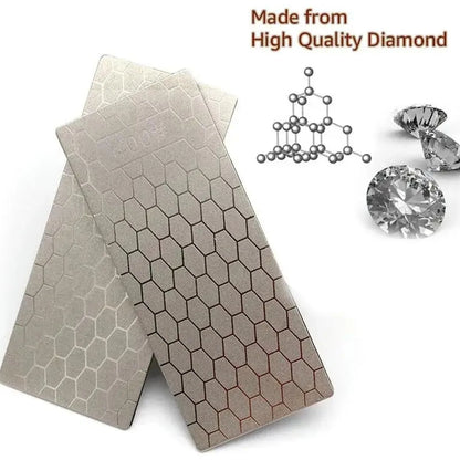 Diamond Sharpening Stone Set,8 Pcs Lapping Plate SET-C, Silver