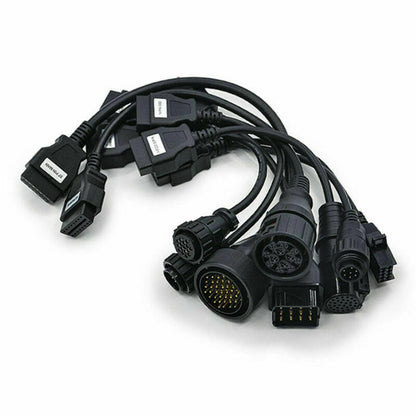 8 Pcs OBD2 OBDII Full Set Diagnostic Tool Adapter Truck Cables For CDP B9 C
