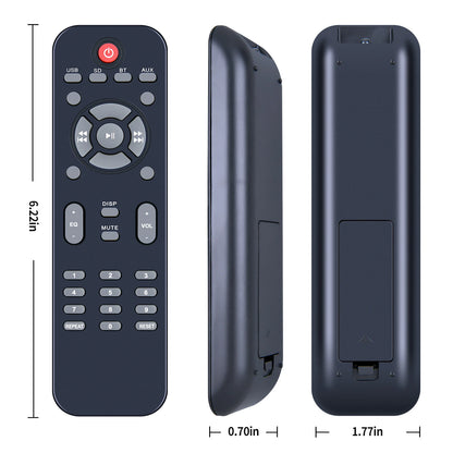 Remote Control For Acoustic Audio AA2103 Bluetooth Home 2.1 Speaker System