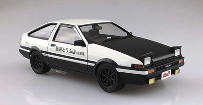 Aoshima Fujiwara Takumi AE86 Trueno Project-D Toyota 1:24 Small, Multicolor