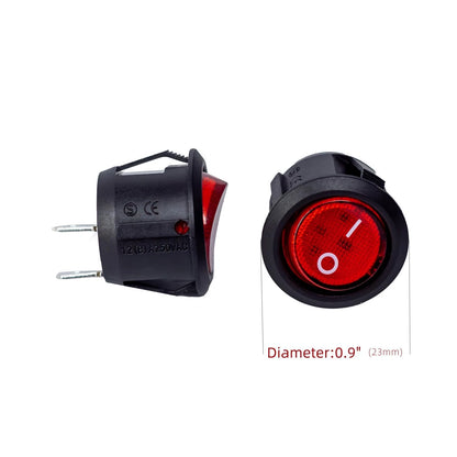 2Pcs Power Start Buttons or Light Switches for Kids Ride-On Toy Cars ON-OFF...