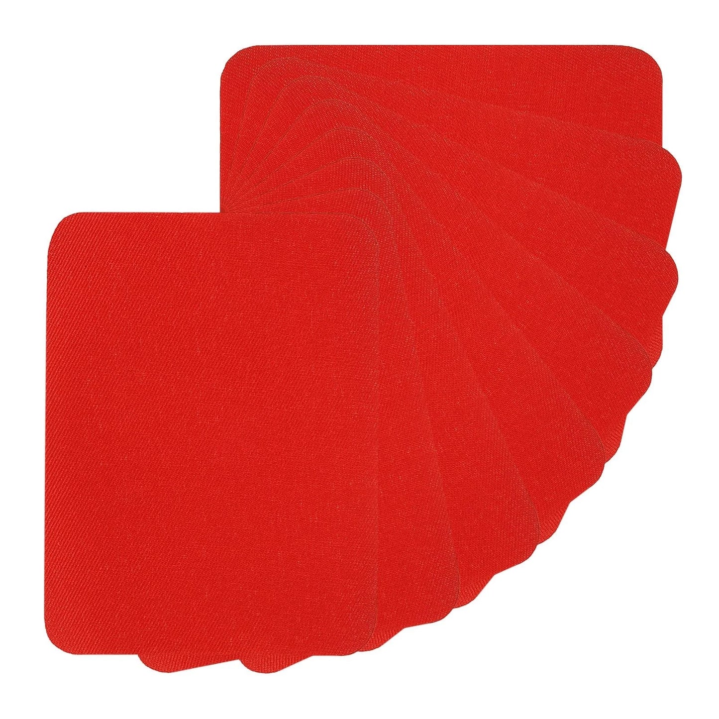 PATIKIL Fabric Iron-on Patches, 15Pcs 5x4 Inch Inside & Outside Strong Red
