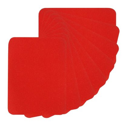 PATIKIL Fabric Iron-on Patches, 15Pcs 5x4 Inch Inside & Outside Strong Red