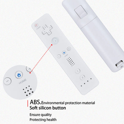 Remote Controller with Nunchuck, Compatible with Nintendo Wii/Wii U -White