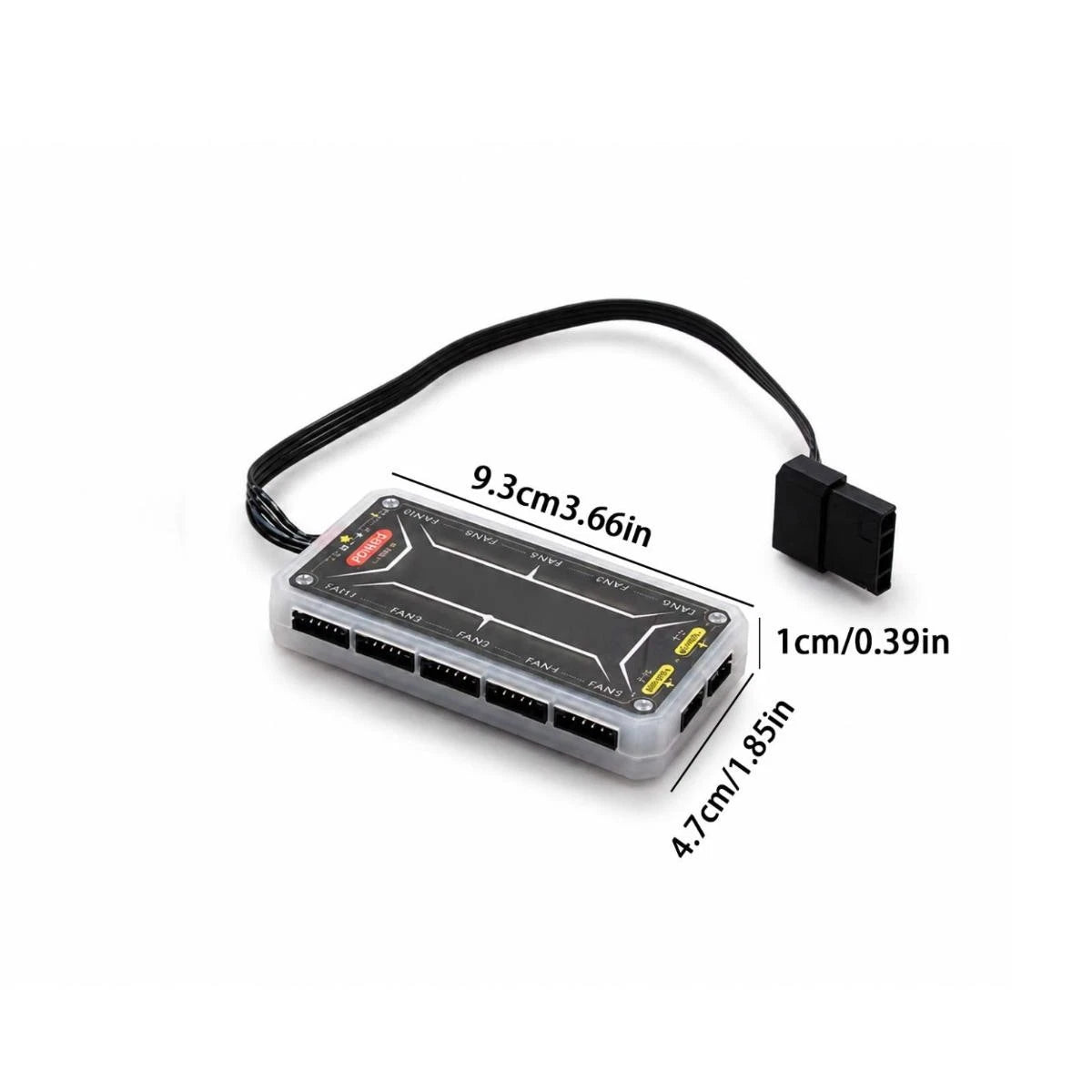 Adjustable RGB Light Fan Controller Remote Control Computer Case Hub Adapter Kit