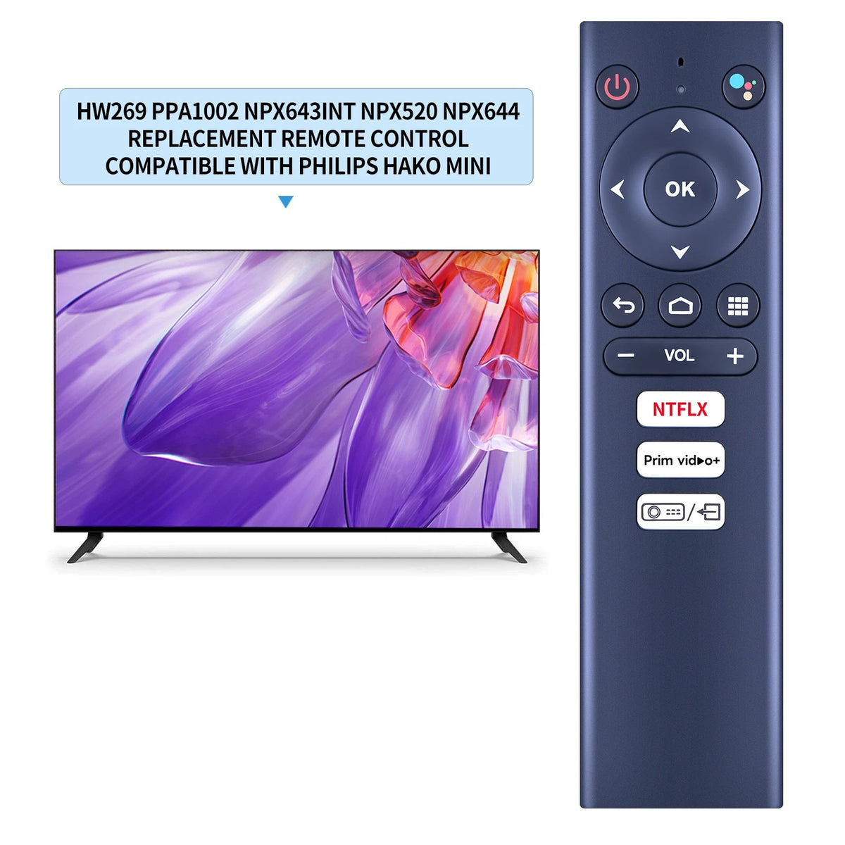 Remote Control For Philips NeoPix Ultra 2TV Smart Home Theater LCD Projector