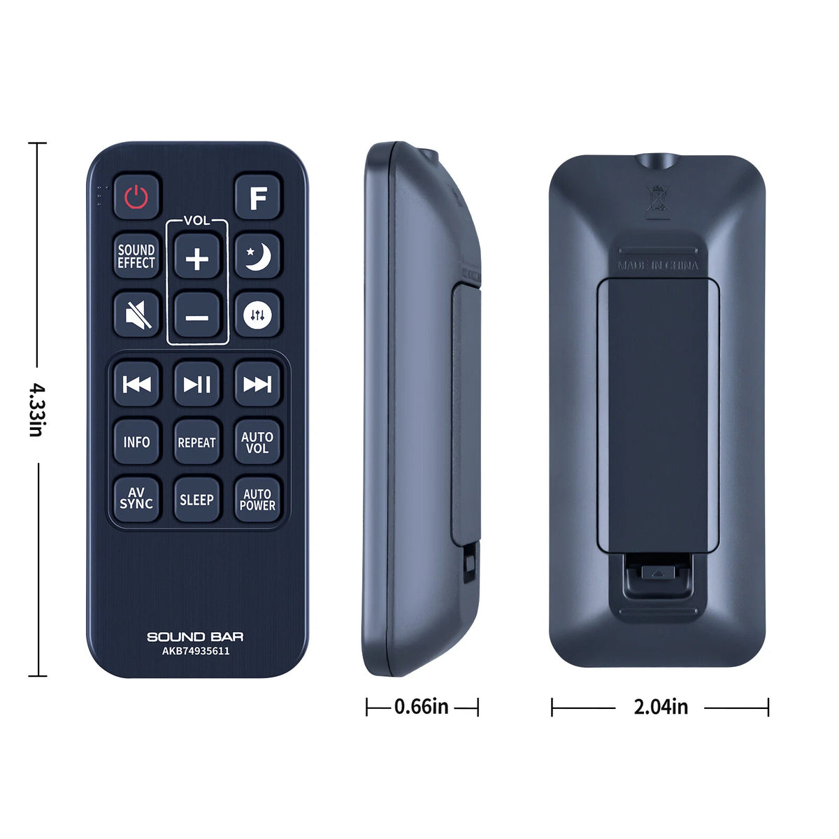 AKB74935611 Remote Control For LG Sound Bar SJ6 SJ8 SJ9 SPJ8B-W SJC8 SJ6B SPJ5BW