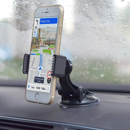 APPS2Car Suction Cup Phone Holder for Car with Adjustable Mount