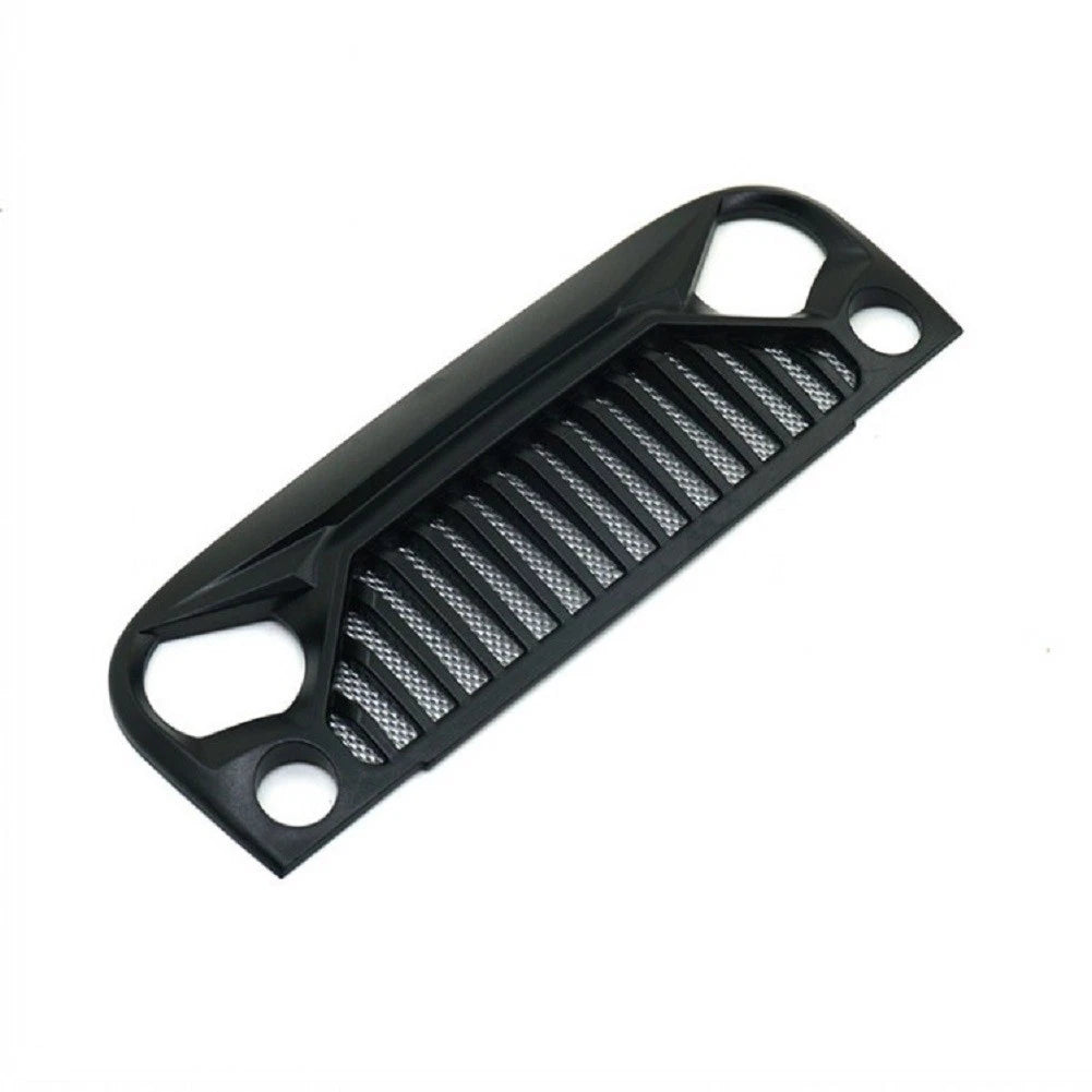 Plastic Hood& Front Air Inlet Grille Cover For Jeep Wrangler Rubicon 1:10RC Car