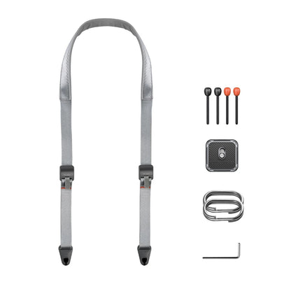 PGYTECH Camera Shoulder Strap with Quick Release Plate Standard, Rock Grey