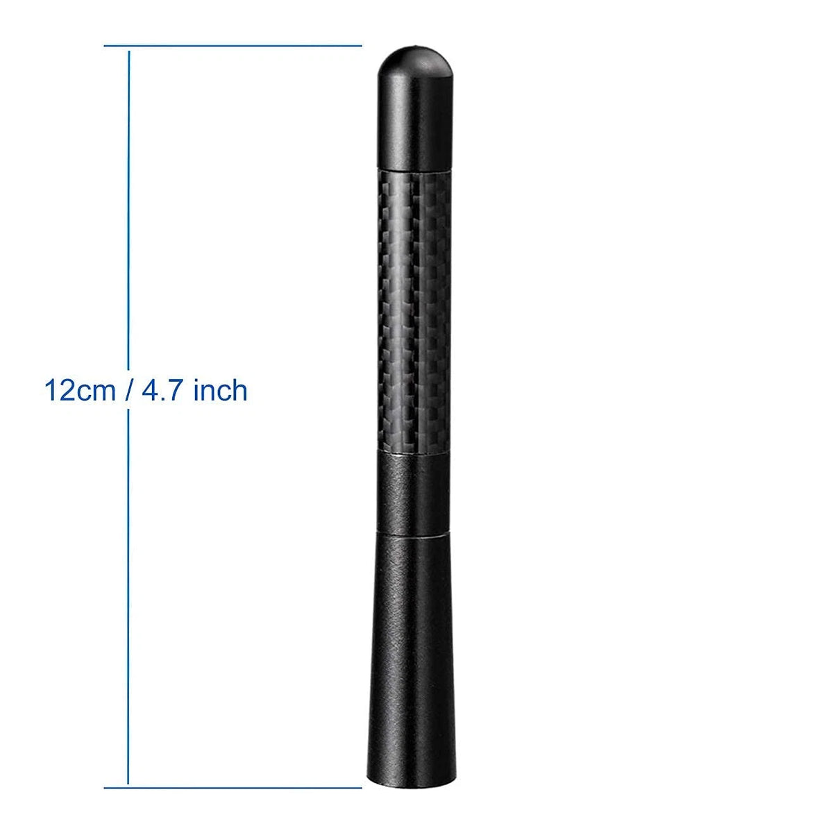 Bingfu Car Radio Stereo Antenna Mast Carbon Fiber Truck Universal Black