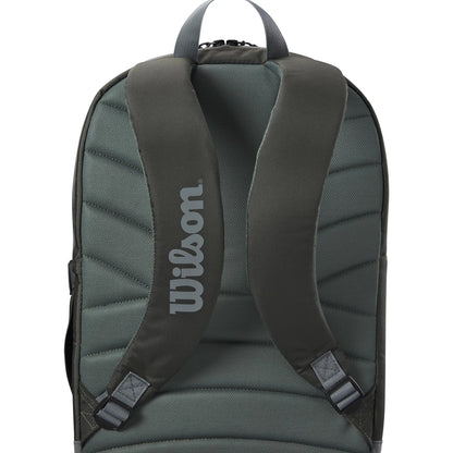Wilson Tour Tennis Backpack - Dark Green, Holds up to 2 Rackets, Green