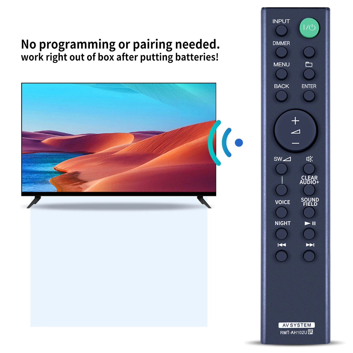 RMT-AH102U Remote Control For Sony Home Theatre System HT-XT100 HTXT100