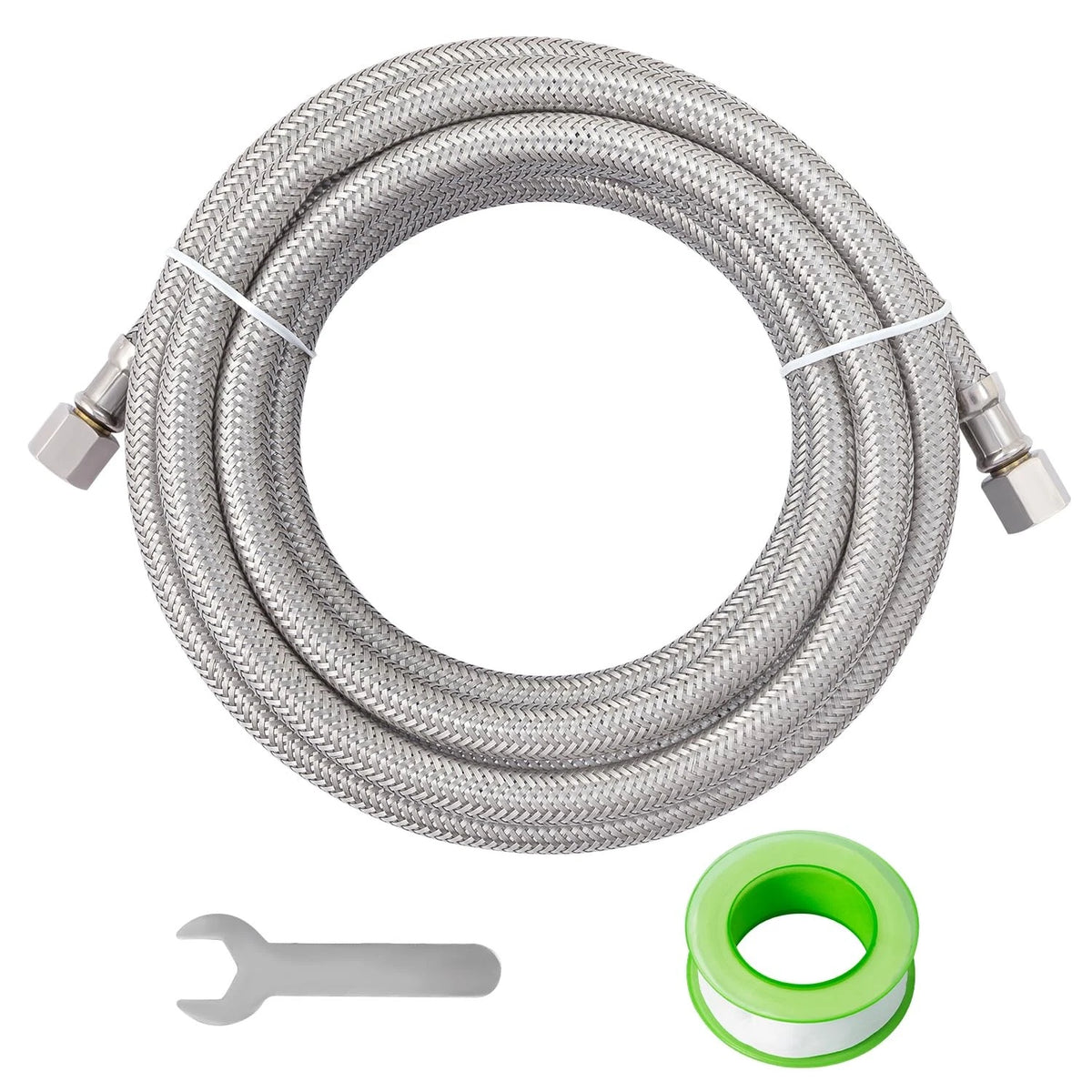SUNGATOR 10 FT Fridge Water Line, 1/4" Comp x Ice Maker Hose 10 Feet