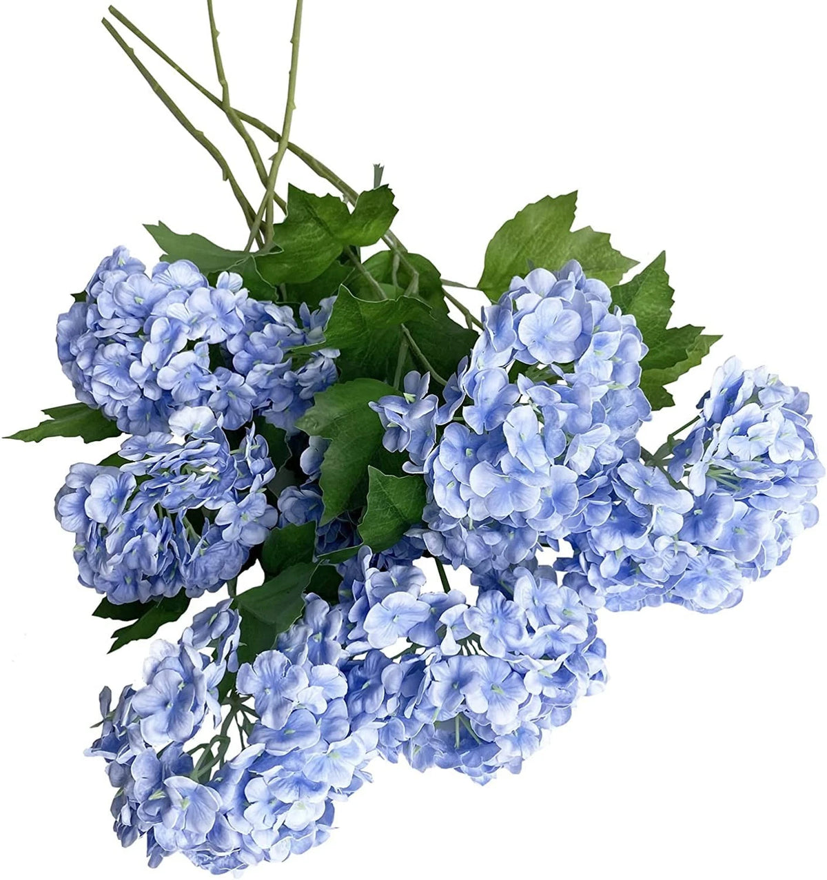 YalzoneMet 4 Pcs Artificial 26.8 inches x 3.15/3.94 x 4 pcs, Sky Blue