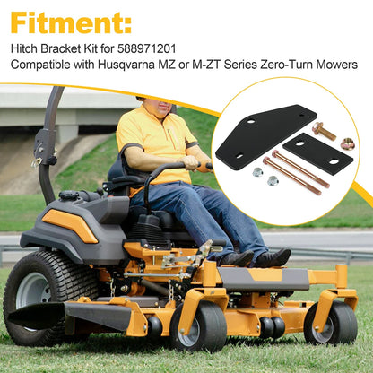 588971201 Rear Tow Hitch Kit for Husqvarna MZ M-ZT Zero Turn Lawn Mowers