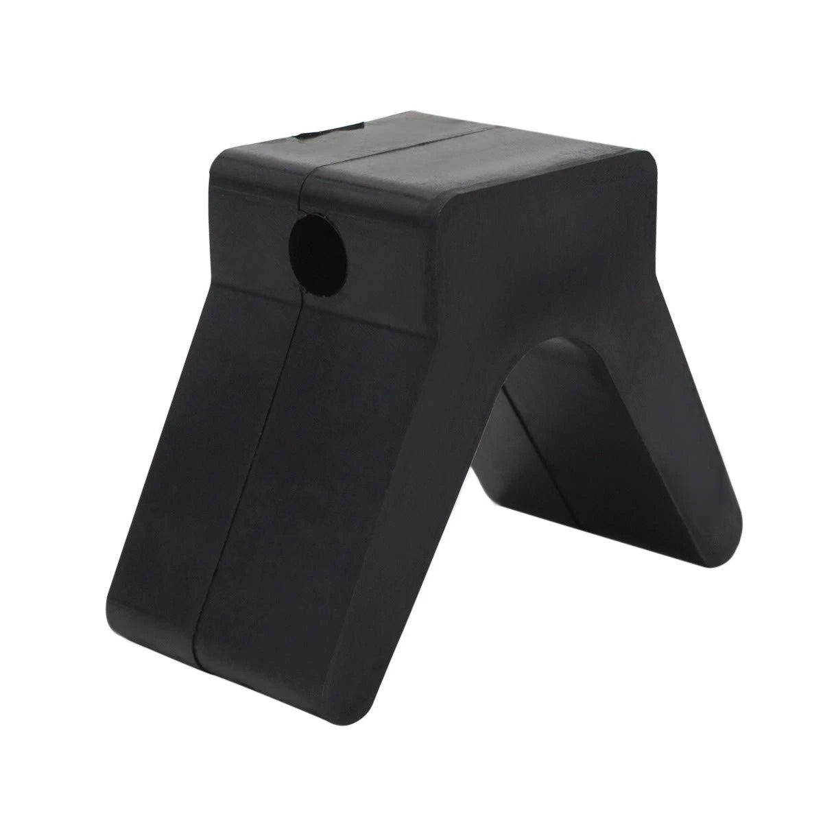 UANOFCN 2" V-Style Marine Bow Stop 2"-4" by 1/2" shaft, Black boat bow stop