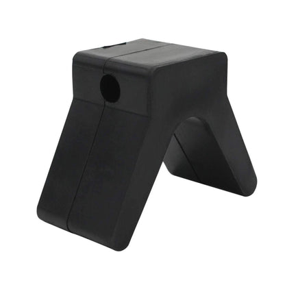 UANOFCN 2" V-Style Marine Bow Stop 2"-4" by 1/2" shaft, Black boat bow stop