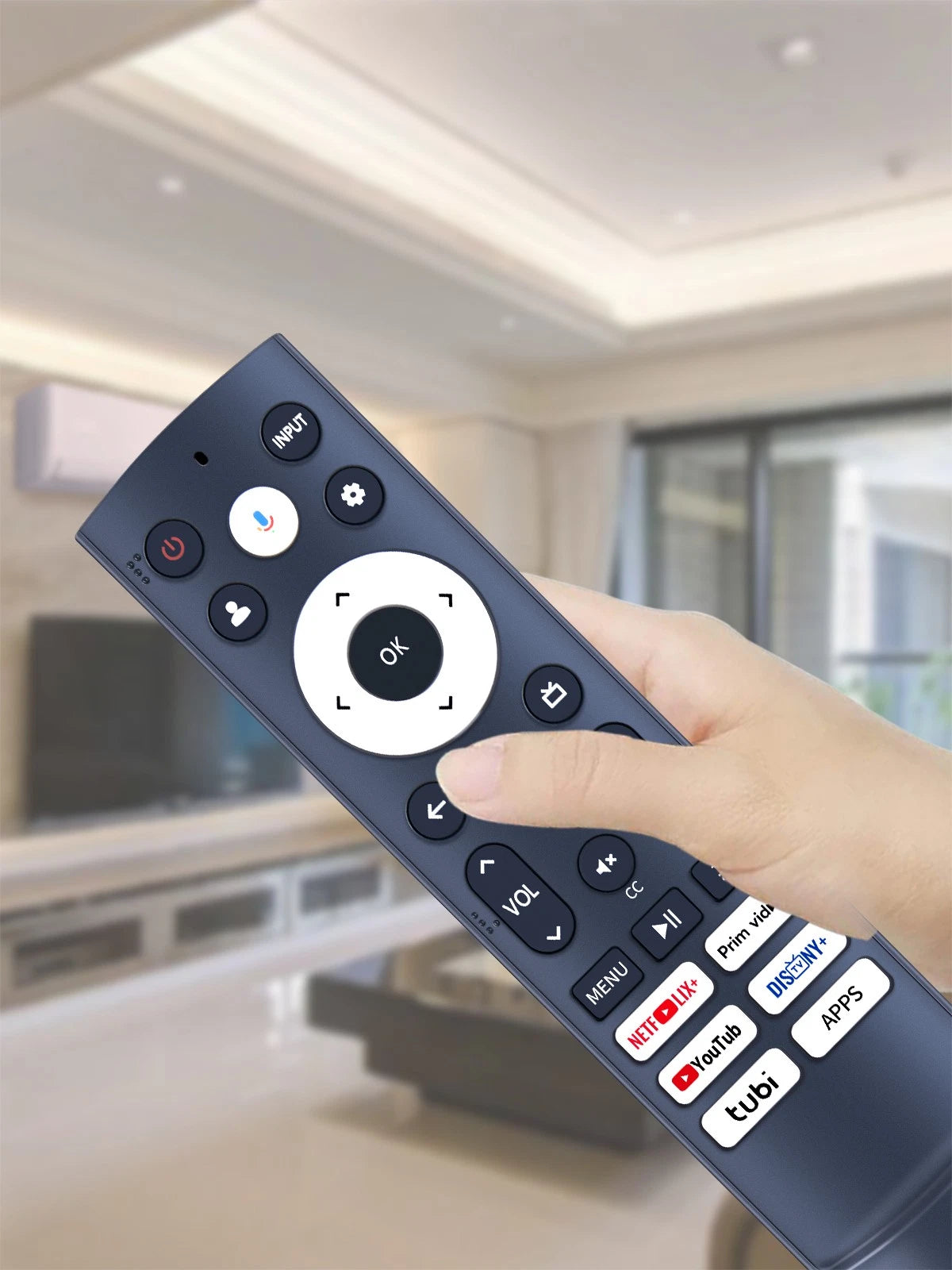 ERF3V90H 0011 Voice Remote Control For Hisense U8 Series Mini-LED ULED 4K UHD TV