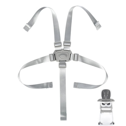 Adjustable High Chair Straps Replacement Compatible with Ingenuity for Grey