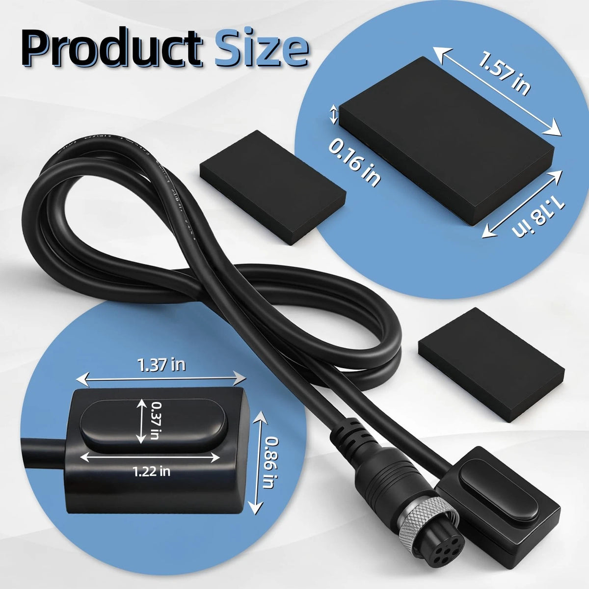Nereusfwater Faucet Sensor Replacement Kit Compatible with Sloan Black