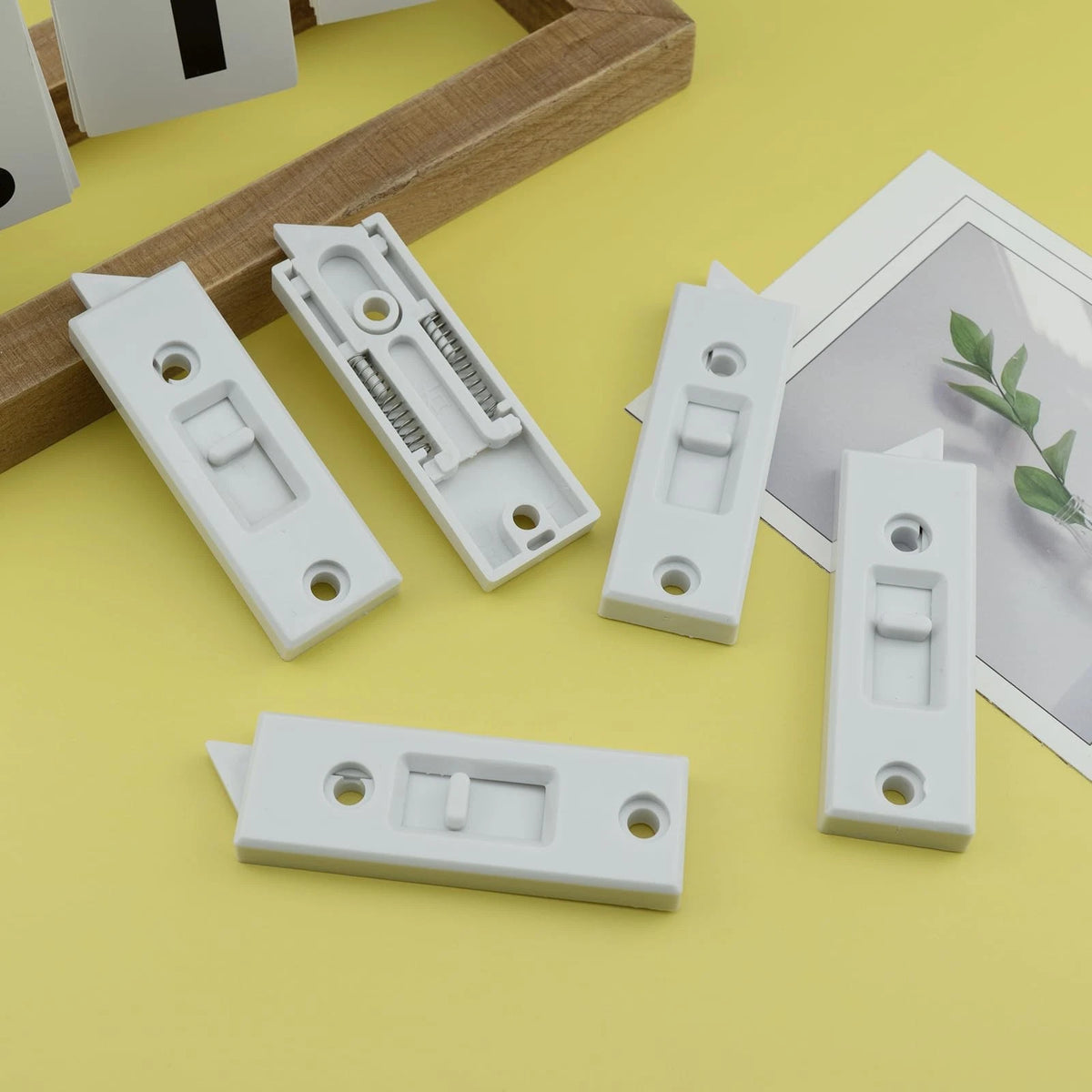 12 Pcs Window Latch Locks Spring Loaded Tilt 12 PCS, White