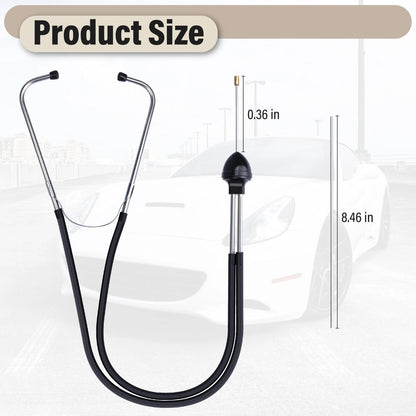 Sixzoo Mechanic Stethoscope, Auto Stethoscope with 8.46" Metal Probe, 1 pcs