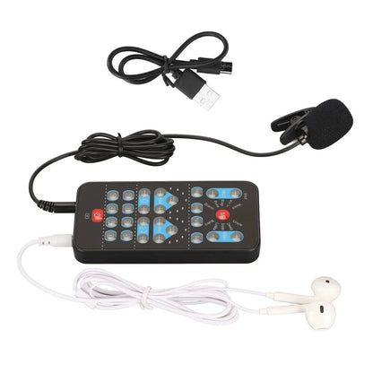Portable Handheld Voice Changer With 8 Sound Effects For Karaoke Live Streaming