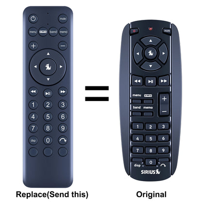 Universal Remote Control For Sirius Sportster, Starmate, & Stratus Radios