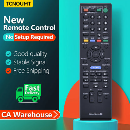 RM-ADP053 Remote Control For Sony Player BDV-E370 BDV-E470 BDV-E570