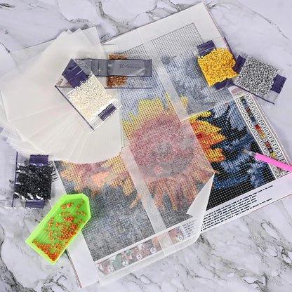 300 Pieces Diamond Painting Release Paper 15 x 15 cm and 15 x 10 White