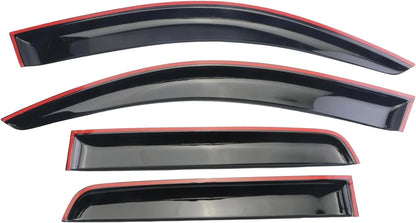 Outside Mount Window Visor Deflectors Rain Outlander Sport / ASX 2011-2023