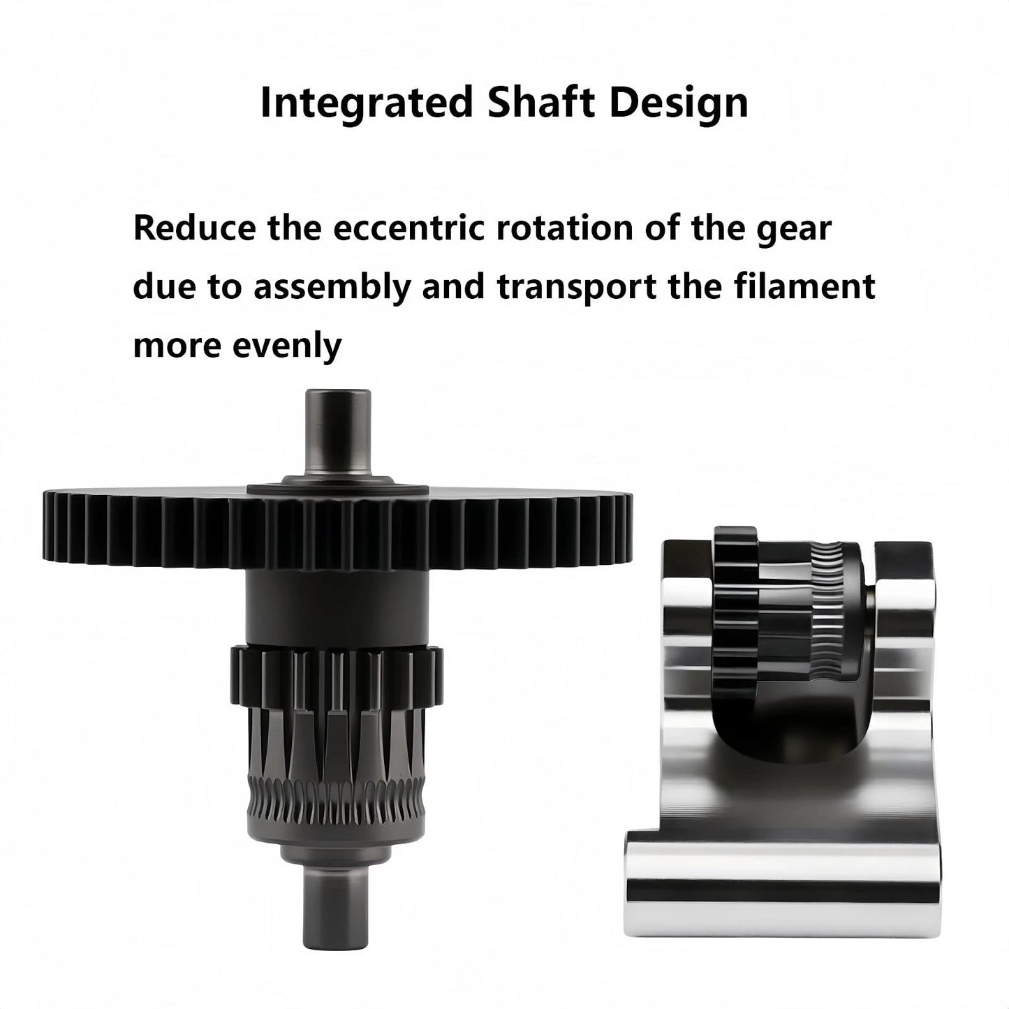 Hardened Steel Extruder Gear Kit for Adventurer 5M, 3D Printer DLC Nano...