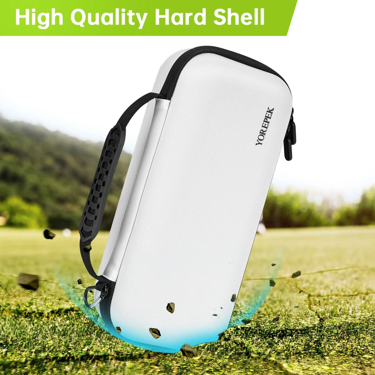 YOREPEK Golf Glove Holder with Removable 12" x 5.8" x 3.5", White Standard