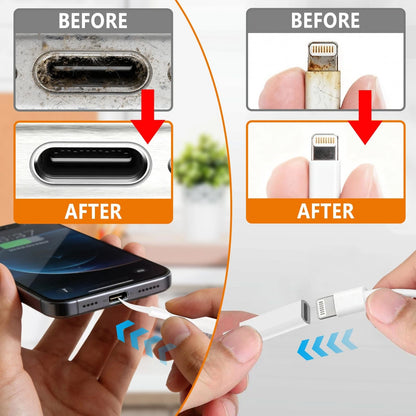 GintaXen 32-in-1 Cell Phone Cleaning Kit for iPhone/Android, White (Base)