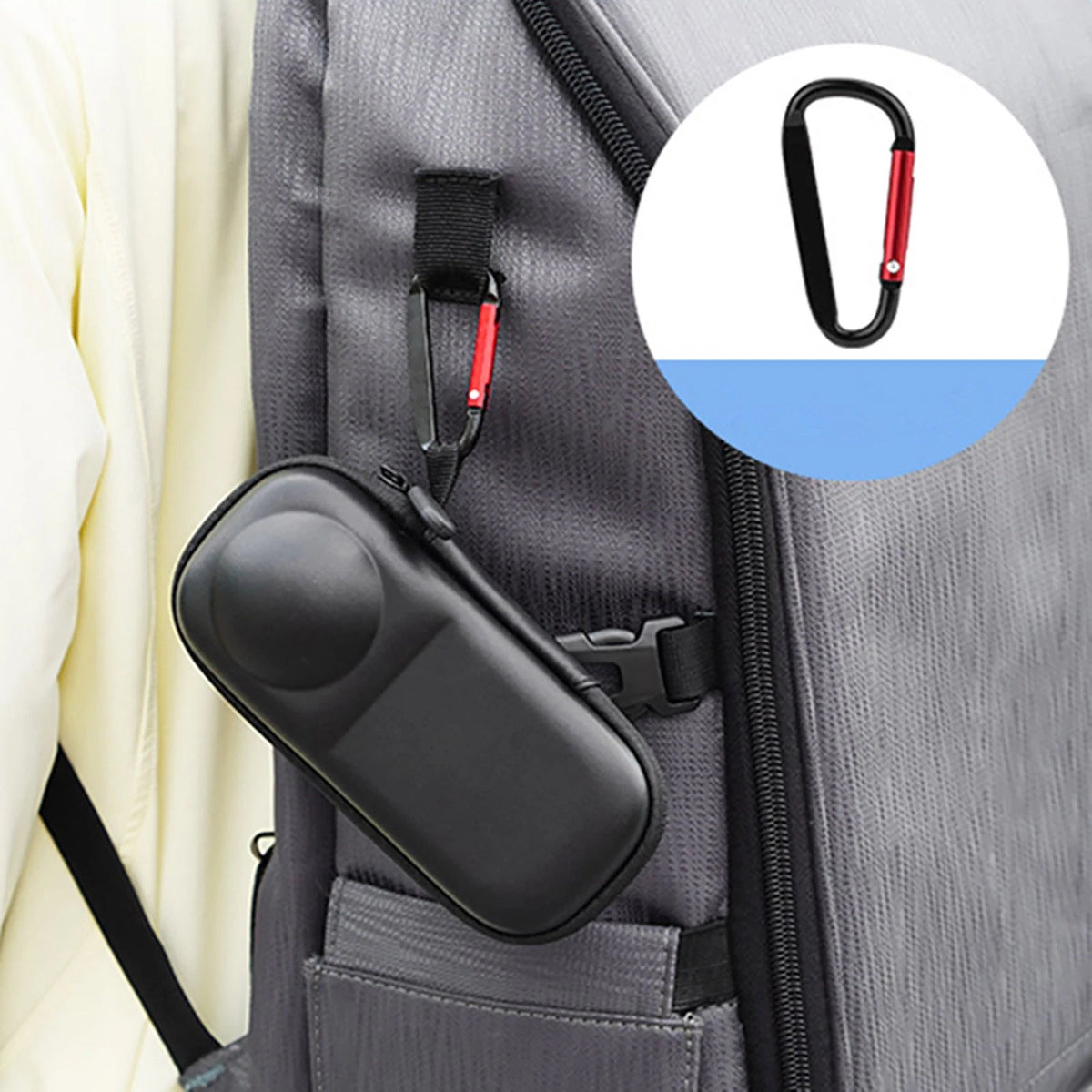 PU Protective Bag for Insta360 X4 Camera Accessories Storage Case Box