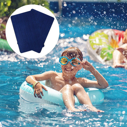 Lfutari 6pcs Swimming Pool Cover Repair Kit - Blue 8 x 12 inches, blue