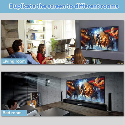 1 in 2 Out HDMI Splitter Mirror Distributor Amplifier Adapter Dual Display
