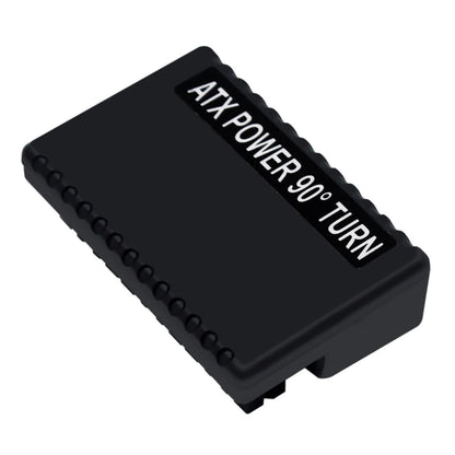 ATX Motherboard Female 24Pin To 24Pin Male 90 Degree Power Adapter Mainboard DIY