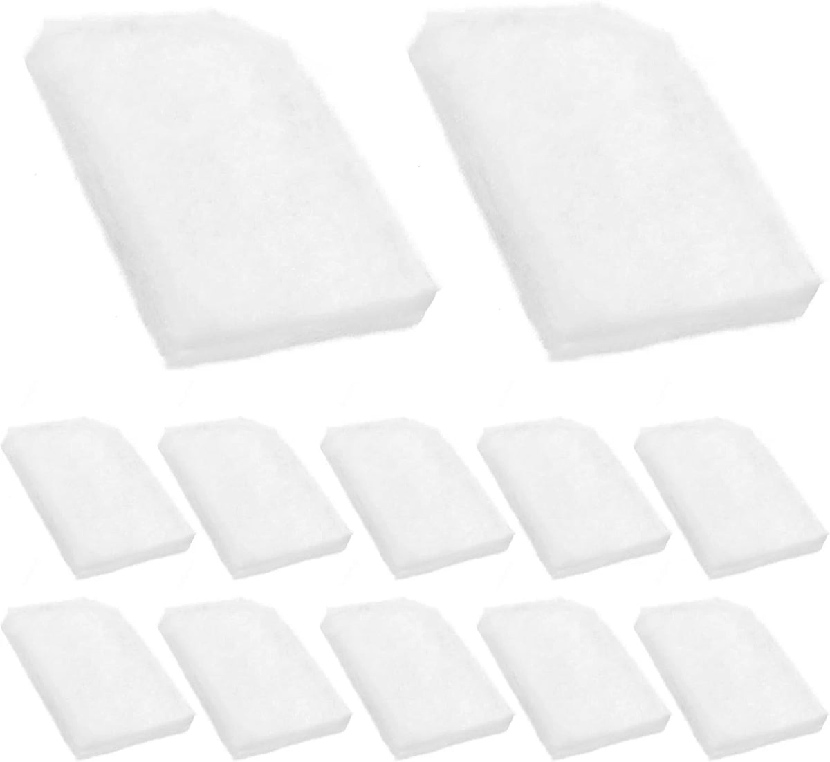 12 Pack Water Polishing Pads Fit for 306/307 406/407 Canister Filter White