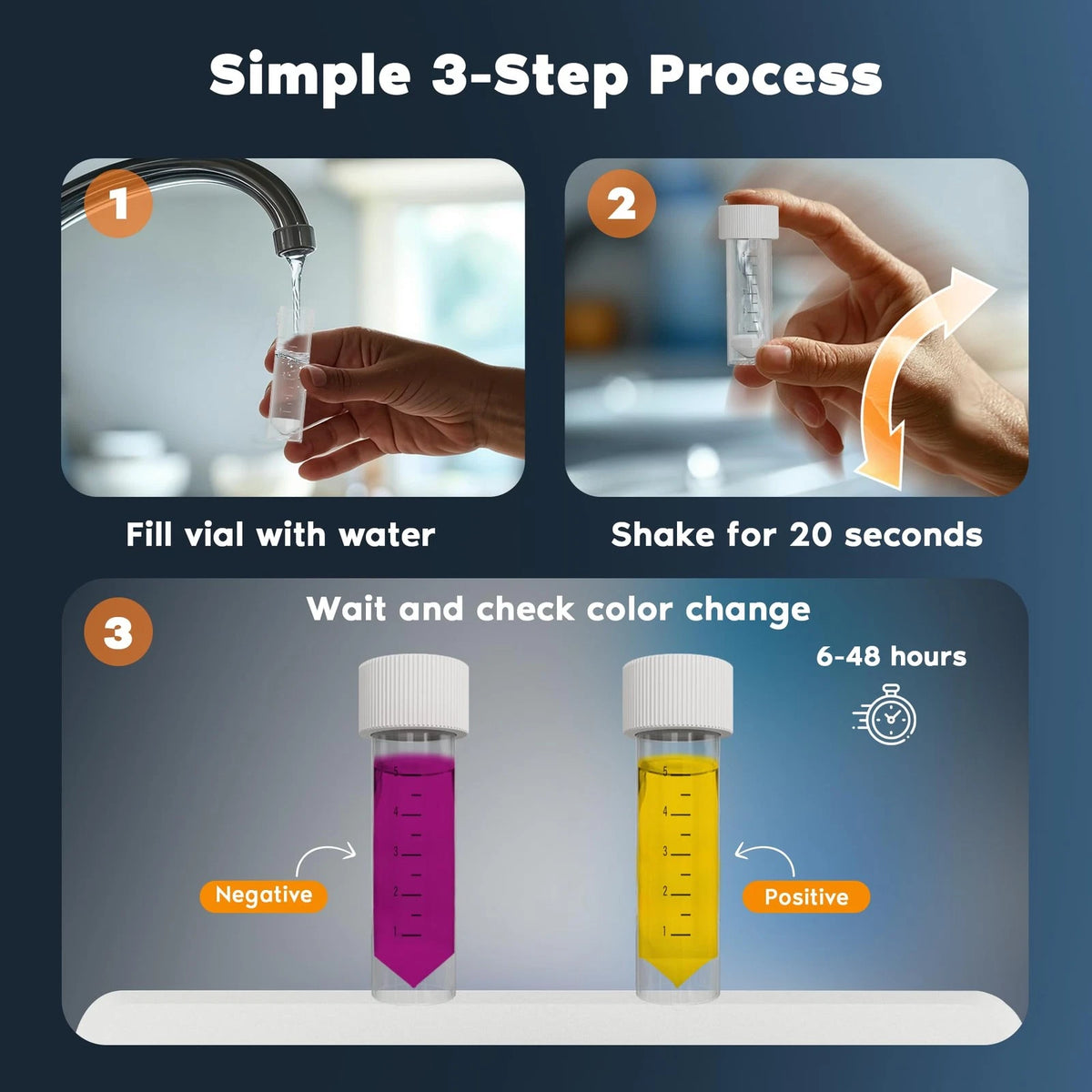 Watersafe® Bacteria Water Test Kit – USA-Made – Results as Fast 6 Hours –...
