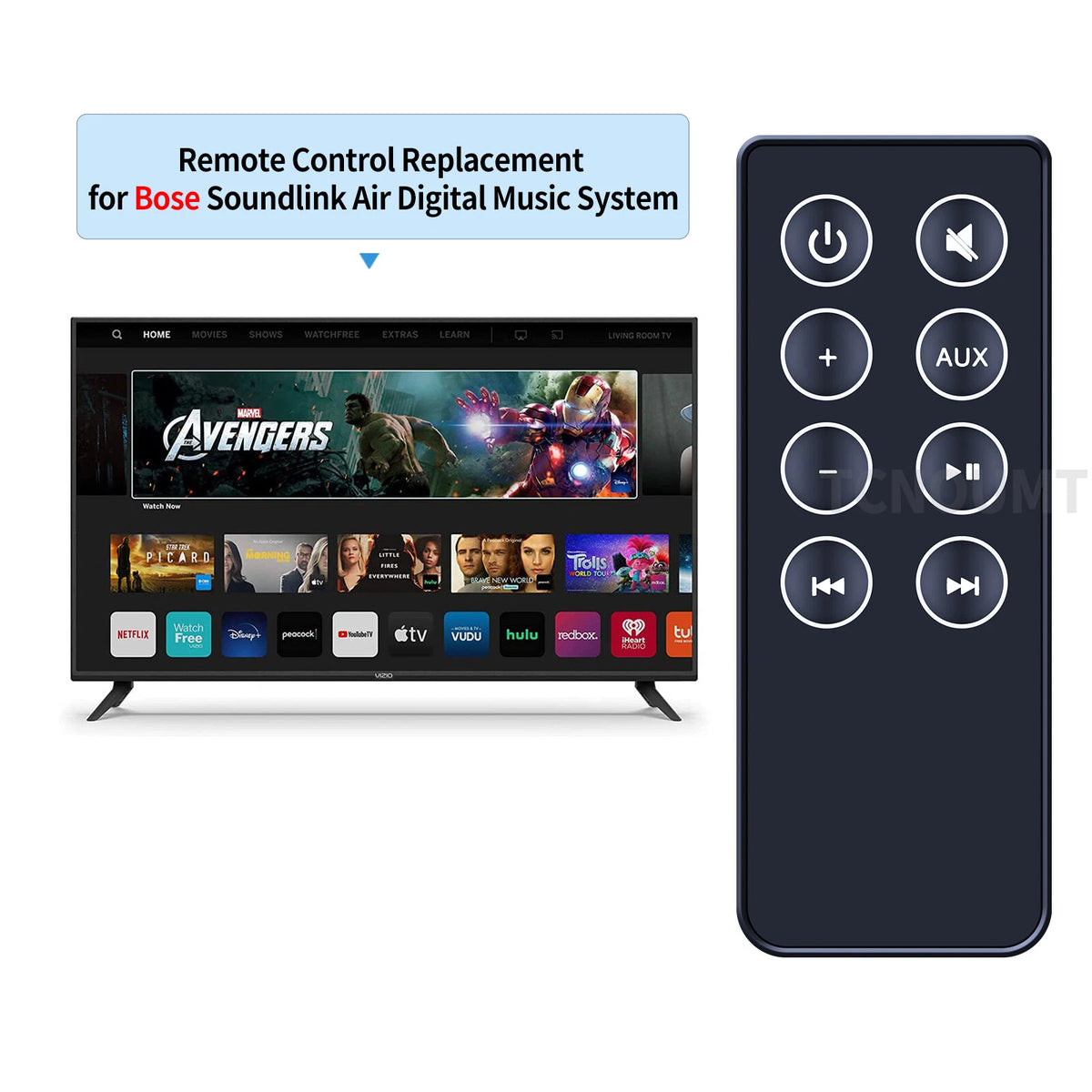 Remote Control For Bose Soundlink Air Digital Music System 410633